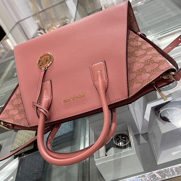 Michael Kors Avril Large Top Zip Satchel Shoulder Bag 
Rose - Picture 9 of 16